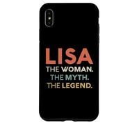 Lisa The Woman The Myth Legend Name Personnalisé Femme Coque pour iPhone XS Max