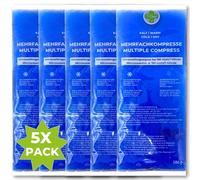 LisaCare Lot de 5 grandes compresses froides et chaudes - 29 x 12 cm - Pour enfants - En gel - Pour piqûres d'insectes, contusions et autres blessures (grand)