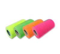 LisaCare NEON Bandage | Bandage cohésif | Association sportive | Pansement | auto-adhésive élastiquement extensible - une largeur de 2.5-10cm x 4.5m | Choix (10cm de large, 4 mix)