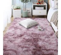 LISANSAN Grand Tapis Salon 200 x 280 cm Dessous Antidérapant Moquette Chambretapis Lavable Moderne Élégant Facile à Entretenir pour Chambre et Salon Cuisine, Rose Pourpre