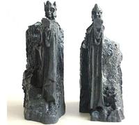 LISAQ Hobbit Third The Gates of Gondor Argonath Statue Serre-Livres 14cm Porte-Livres en résine