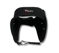 Lisaro Cache-oreilles professionnel | Protection contre la lutte | BJJ | MMA | Grappling | Premium, Noir , 0,83