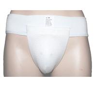 Lisaro Protections basses pour homme Blanc Taille S-M-L-XL-XXL/« Allround » Protection pour le sparring et la compétition dans les arts martiaux/tibier profonds Homme Protection des testicules (XXL)