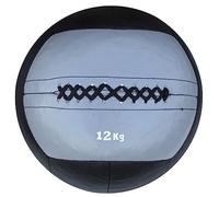 Lisaro Wall-Ball Premium Wall Ball en cuir synthétique | Super qualité | Ballon de gymnastique | Ballon lesté | Slamball | Bicolore | 12 kg