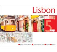 Lisbon PopOut Map - pocket-size, pop-up map of Lisbon