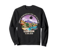 Lisbon, Portugal Great European Solar Eclipse 2026 Sweatshirt