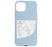 Lisbon Portugal Subway Train Railway - Souvenir Route Map Coque pour iPhone 15 Plus