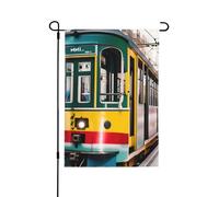 Lisbonne Drapeau décoratif pour l'extérieur Motif tram double face pour toutes les saisons
