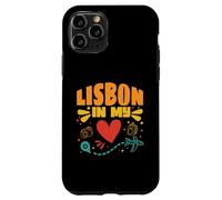 Lisbonne in My Heart - Souvenir de Voyageur du Portugal Coque pour iPhone 11 Pro