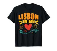 Lisbonne in My Heart - Souvenir de voyageur du Portugal T-Shirt