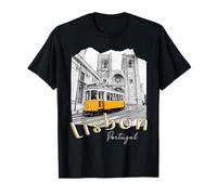 Lisbonne Portugal Tram Souvenirs Portugais Lisboa Lisbonne City T-Shirt