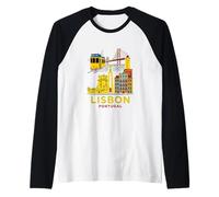 Lisbonne Portugal Voyage Souvenir Ville Cadeau Manche Raglan