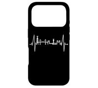 Lisbonne Skyline Heartbeat Heart Lisboa Fan I Love Portugais Coque pour iPhone 17 Pro