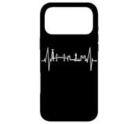 Lisbonne Skyline Heartbeat Heart Lisboa Fan I Love Portugais Coque pour iPhone 17 Pro Max