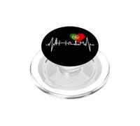 Lisbonne Skyline Heartbeat Heart Lisboa Fan I Love Portugais PopSockets PopGrip pour MagSafe