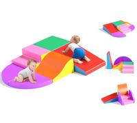 Lischwert Blocs de construction en mousse pour enfants, briques douces pour l'escalade, grandes capacités motrices, pour enfants Montessori, jouets pour le divertissement à l'intérieur, ensemble de