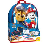 Lisciani 103324 - Paw Patrol école de peinture et de dessin avec sac à dos livre de peinture dessiner peindre