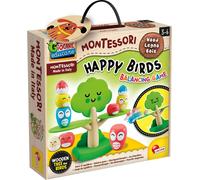 Lisciani 105397 - Jeu d'adresse - Montessori Happy Birds Jeu d'équilibre