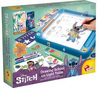 Lisciani 107582 - Disney Stitch - école de dessin avec table lumineuse dessiner colorier kit créatif