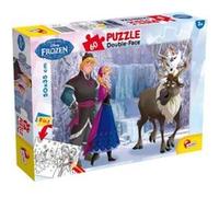 Lisciani 49295 - disney frozen the iceland puzzle double face 60pcs liscianigi G