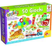 Liscianigiochi Carotte 50 Jeux pour Enfants, Multicolore, 76710, 3-6 Ans