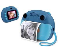 Lisciani - Appareil Photo Instantané Stitch Disney - pour Enfants dès 6 Ans - Impression Photo Immédiate - Vidéo et Selfie - 3 Rouleaux Inclus (180 Photos) - Batterie Rechargeable