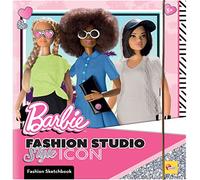 Lisciani - Barbie - Carnet de Croquis Icône de Style - Studio de Mode - Modèles à Habiller - Jeu Créatif - Feutres de Couleur - Pour Filles à Partir de 4 ans