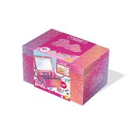 Lisciani - Barbie - Coffret Bijoux We Dream Together - Boîte à Bijoux à Créer pour Enfants Dès 5 Ans - Activité Manuelle sans Écran - Motricité Fine, Créativité et Rangement - Kit Perles et Breloques
