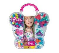 Lisciani - Barbie Jewellery Butterfly - Sac Papillon à Bijoux - Dès 5 Ans | Jeu de Réflexion et de Patience - Pour Créer ses Propres Bijoux - Perles, Fils et Fermoirs Fournis - Étui à Emporter Partout