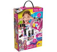 Lisciani - BARBIE - Kit Vernis à Ongles Color Change à Créer - Vernis qui Change de Couleur au Contact de l'Eau - Contient 1 base , pigments, paillettes, accessoires et autocollants