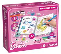 Lisciani – Jeu créatif Barbie My Secret Diary – Journal secret à personnaliser – Dès 5 ans