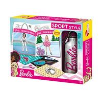 Lisciani - Barbie Sport Style - Gourde A Personnaliser - Loisir Créatif - Pour Filles à partir de 5 ans