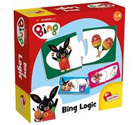 Lisciani - Bing Baby Logic - Jeu Éducatif Puzzle et Memory - Dès 1 an | 12 Mini-Puzzles Autocorrectifs - Tuiles Épaisses à Encastrement - Notice Fournie - Attention, Mémoire et Concentration