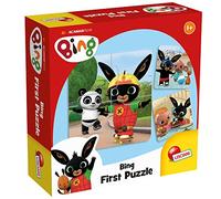 Lisciani Jeu éducatif BING officiel Puzzle bébé 4 pièces renforcées dès 1 an - Développe motricité