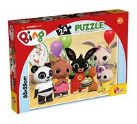 Lisciani - BING - Puzzle Joyeux Anniversaire - 24 Pièces - Pour Enfants dès 3 Ans - Puzzle 35x25 cm - Développe la Réflexion et la Dextérité