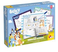 Lisciani - Bluey École De Coloriage Et Dessin - Coffret Créatif Dès 3 Ans - 4 Tableaux Effaçables - Manuel Pas À Pas - Jouet Éducatif Bluey - Idée Cadeau Enfant 3 Ans - Activité Créative