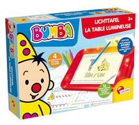 Lisciani - BUMBA - Table Lumineuse A4 - Jouet Éducatif Pour Enfants 3 Ans+ - Boîte Lumineuse Avec 16 Cartes Activités Et 4 Feutres - Planche à Dessin Pour Lettres, Chiffres Et Formes