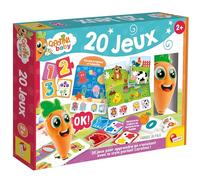 Lisciani - CAROTINA Baby 20 Jeux Éducatifs Enfants Dès 2 Ans - Stylo Électronique Interactif Inclus - Apprentissage Couleurs, Formes, Chiffres, Animaux - Jouet Bébé Éveil & Coordination Œil-Main