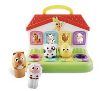 Lisciani - Carotina Baby - Country Animals - Jouet Électronique Éducatif Bébé dès 10 Mois - Animaux de la Ferme - Sons et Mélodies - Fenêtres Lumineuses avec Miroirs - Jeu d’Encastrement