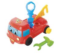 Lisciani - Carotina Baby Edu Shapes - Mon Premier Camion - Dès 10 Mois | Apprendre Formes et Couleurs - Avec 3 Outils et 6 Accessoires - Joints à Visser et Dévisser - Éveil des Sens et Concentration