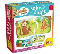 Lisciani - CAROTINA BABY - Logique Bébé Mamans et Petits - Jeu Éducatif d'Eveil pour Enfants de 1 à 4 Ans - 12 Puzzles de 2 Pièces à Associer - Développe Observation, Logique et Coordination