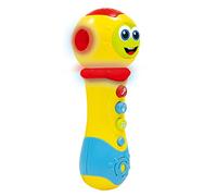 Lisciani - CAROTINA BABY - Microphone 2 en 1 - Pour Enfants Dès 1 An - Développement Sensoriel dès 12 Mois - Avec Lumière et Sons - Jeu Éducatif - Stimule l'Imagination