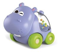 Lisciani - Carotina Baby - Voiture Hippo et Jeu de Mémoire - Dès 1 an | Développement Sensoriel Progressif - Petite Voiture avec Billes - Cartes à Associer par Paires - Attention et Concentration
