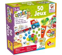 Lisciani - Carotina - Coffret 50 Jeux Pour Enfants De 3 À 6 Ans - Stylo Parlant - Jeux Educatifs Electroniques - Apprendre Alphabet, Nombres, Formes & Couleurs - Développe Mémoire & Logique[Z72]