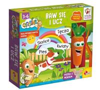 Lisciani Carotina Play and Learn contient 8 cartes interactives et un puzzle