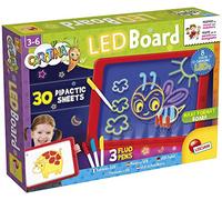 Lisciani Tableau LED Carotina pour dessins fluorescents avec fiches didactiques