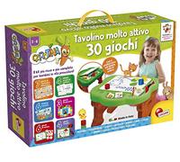 Lisciani - Carotte Table Basse Très Actif 30 Jeux, Kit Préscolaire Riche, Multicolore, 97128