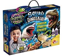 LISCIANI- Crazy Science Requins et Dinosaures, Prédateurs féroces dans Un Kit Scientifique, Multicolore, 97586