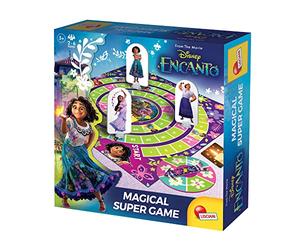 Lisciani -Disney Encanto Magical Super Game - 98262 - Jeux De Société Avec Plateau et Parcours De Jeu Orginial - De 2 à 6 Joueurs - Pour Enfants A Partir de 4 ans
