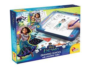 Lisciani - Disney Encanto - Tablette à Dessin Lumineuse - Dès 4 Ans | Créativité, Imagination et Concentration - Décalquage sur Surface Rétroéclairée - Scènes du Film - Coloris Multicolore Vif